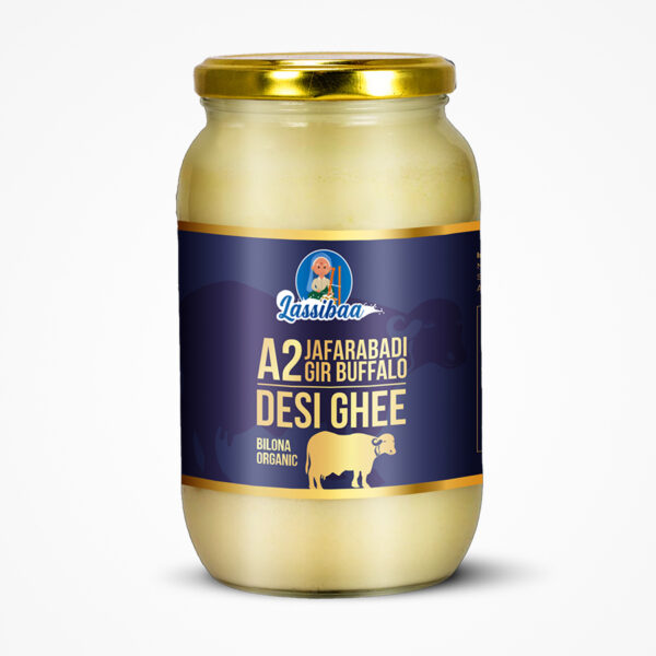 Lassibaa A2 Jafarabadi Gir Buffalo Desi Ghee